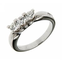 Ringe Recarlo Dame Maria Teresa in Weißgold Diamante 0.90 Ct R30TY265-15 - R30TY265-15